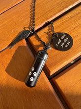 Lade das Bild in den Galerie-Viewer, collier cendres chat bijou funeraire souvenir