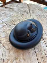 Lade das Bild in den Galerie-Viewer, Urne Chat céramique noire - photo 7