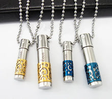 Lade das Bild in den Galerie-Viewer, Urne Pendentif Cylindre Or - photo 1