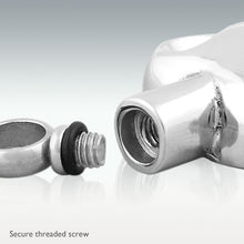 Lade das Bild in den Galerie-Viewer, Asche Anhänger - Silber Herz rot