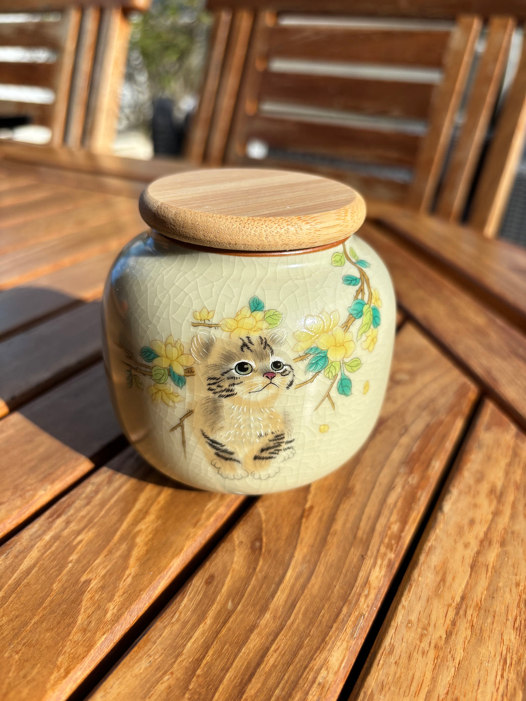 Urne funéraire Chat céramique