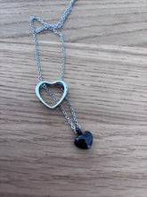 Lade das Bild in den Galerie-Viewer, Collier Cinéraire Cœur Noir - photo 3
