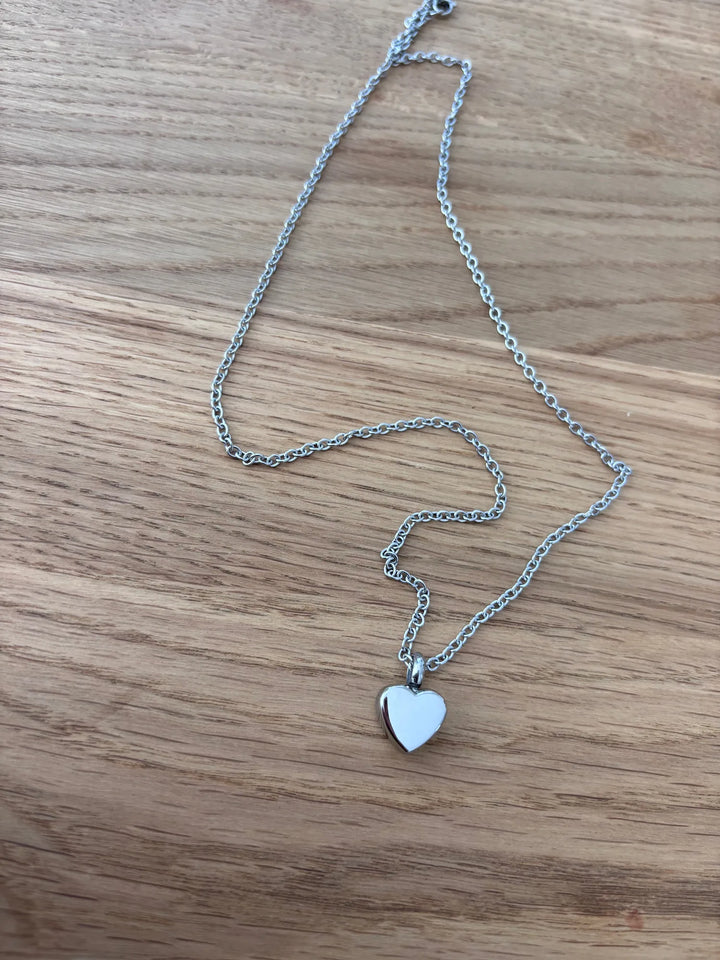 Collier Cinéraire Petit Cœur Argent - photo 1