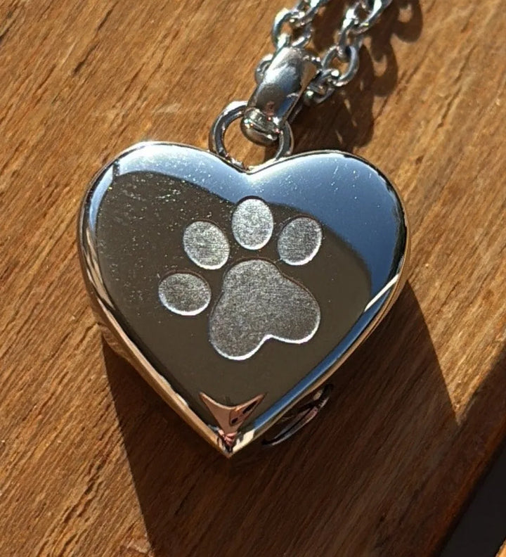 Collier Urne Coeur Patte - photo 1