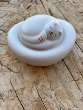 Lade das Bild in den Galerie-Viewer, Urne Chat céramique blanche - photo 6
