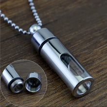 Lade das Bild in den Galerie-Viewer, Pendentif Funéraire Transparent Argenté - photo 1
