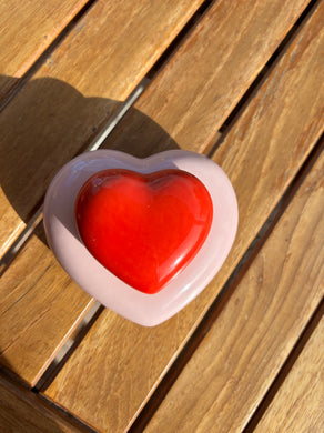 urne coeur ceramique